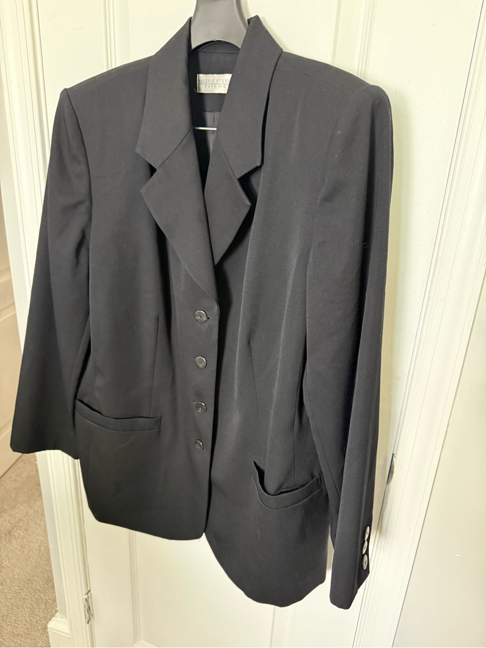 Valerie Stevens Black Women's Blazer Jacket